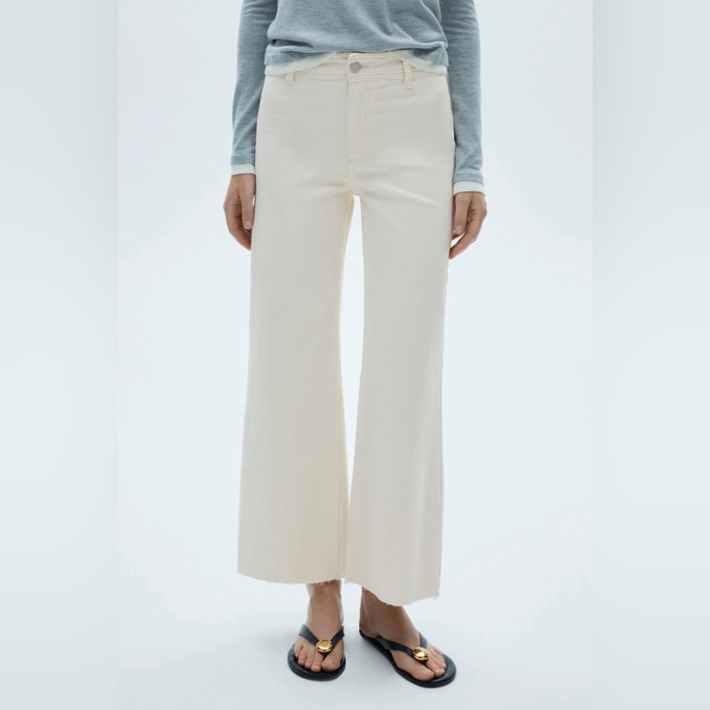 MANGO Catherine culotte high-rise jeans NWT